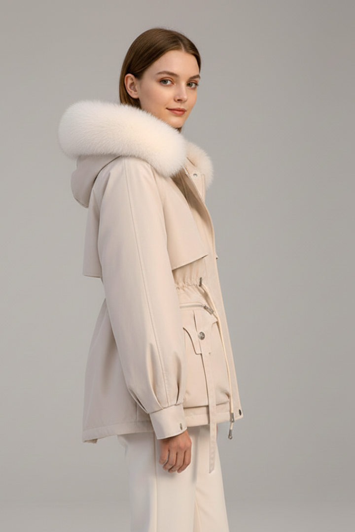Sloane | Women's Hooded Drawcord Parka Jacket