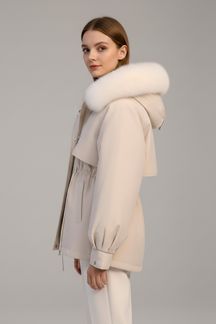 Sloane | Women's Hooded Drawcord Parka Jacket