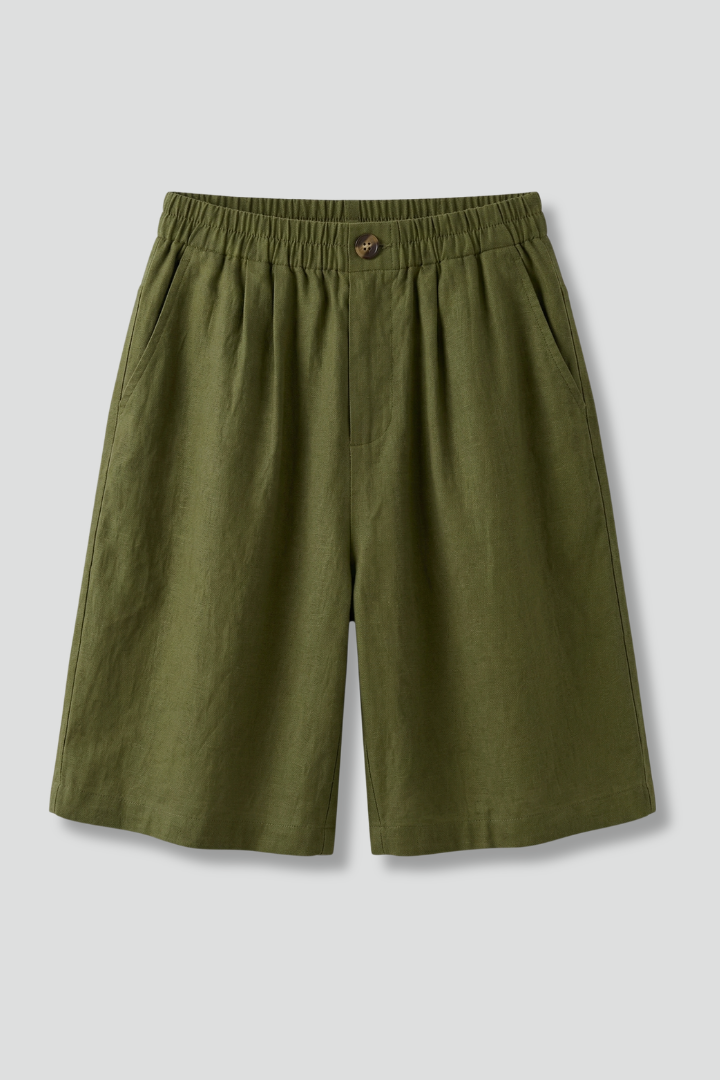 Remy | Women's Elastic Waist Drawstring Side Pocket Shorts