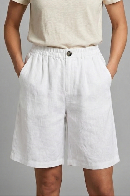 Remy | Women's Elastic Waist Drawstring Side Pocket Shorts