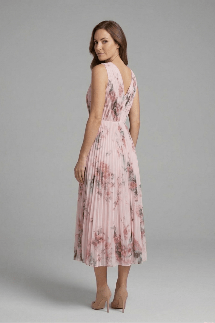 Charlotte Evans | Floral Pleated Midi Dress Women