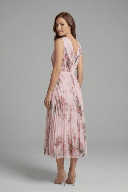 Charlotte Evans | Floral Pleated Midi Dress Women