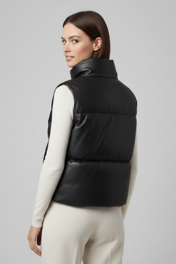 Arlo | Women's Sleeveless Zip Closure Gilet Jacket