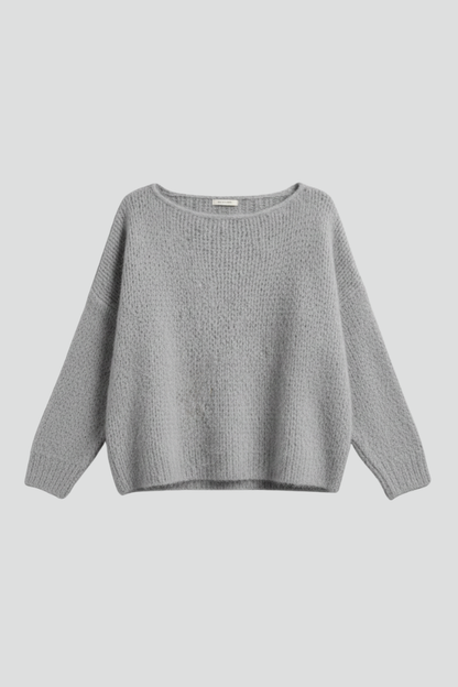Wren | Women's Wide Neck Brushed Knit Sweater