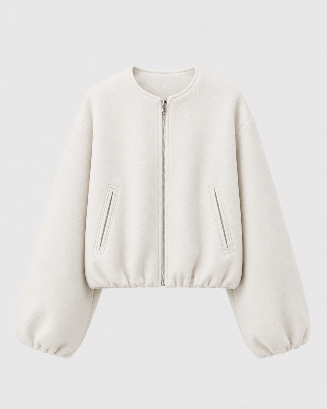 Opal | Women's Cropped Wool Blend Bomber Jacket