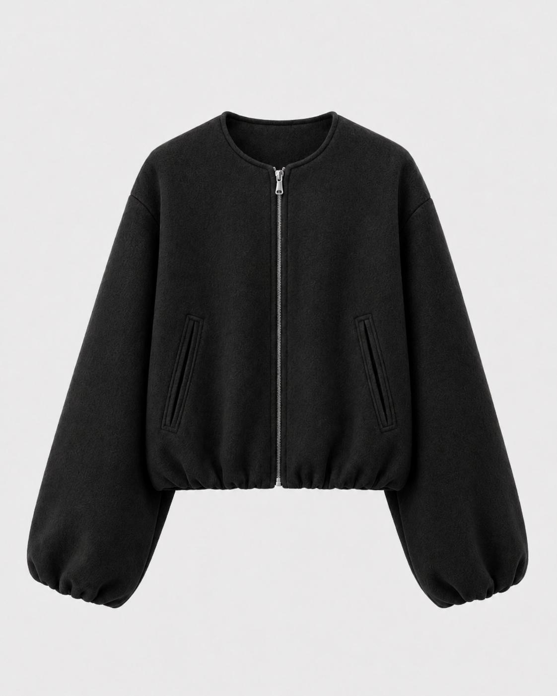 Opal | Women's Cropped Wool Blend Bomber Jacket