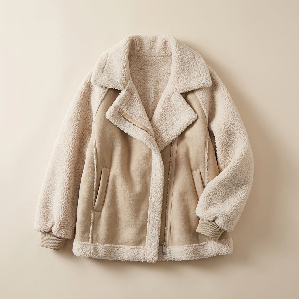 Ivy | Women's Asymmetrical Wide Lapel Zip Jacket