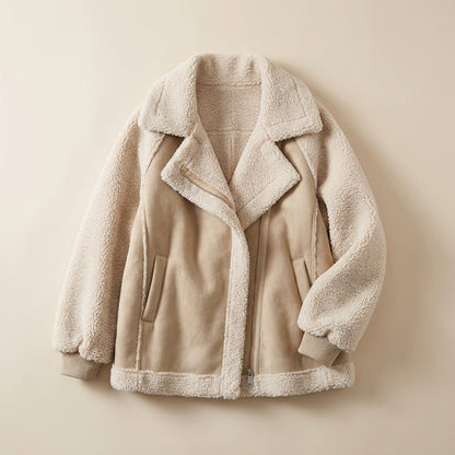 Ivy | Women's Asymmetrical Wide Lapel Zip Jacket