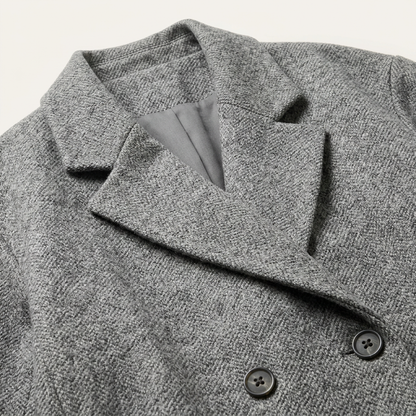 Grace | Women's Loose-Fit Longline Coat with Pockets