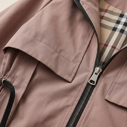 Tara | Women's Hooded Drawstring Waist Trench Coat