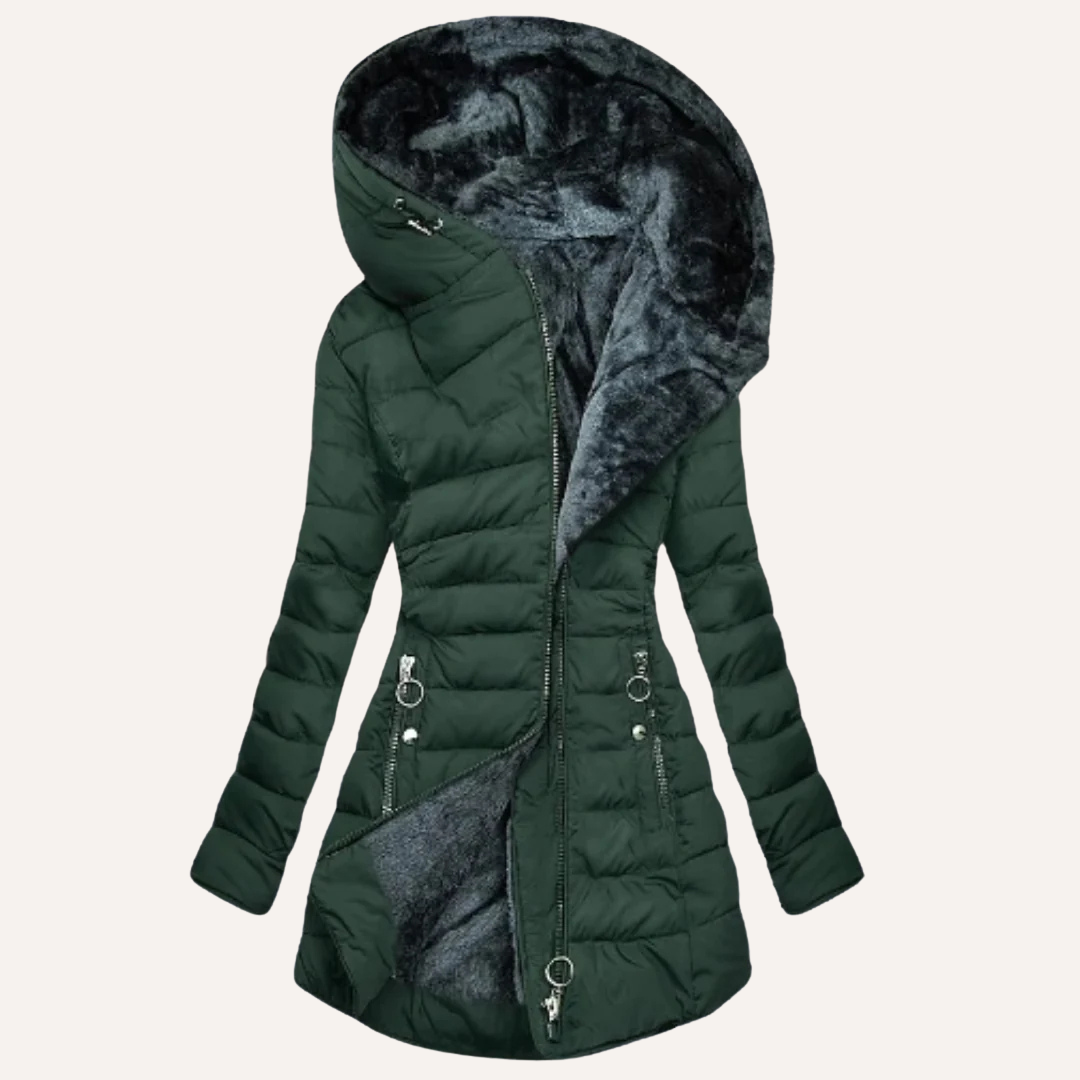 Stella | Women's Hooded Long Puffer Coat