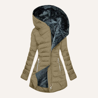 Stella | Women's Hooded Long Puffer Coat