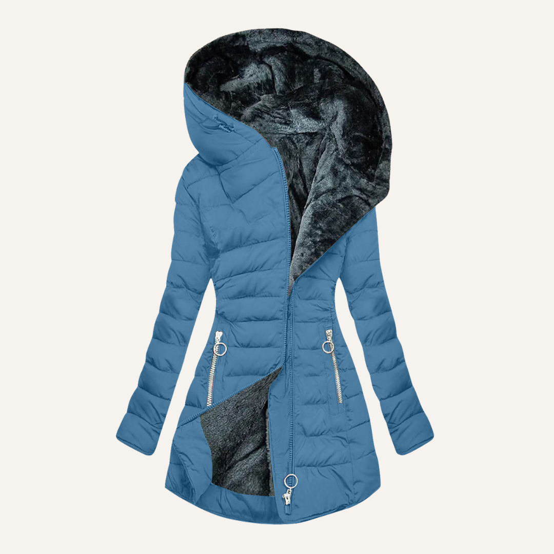 Stella | Women's Hooded Long Puffer Coat