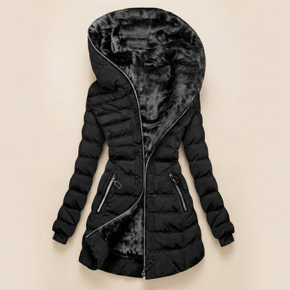 Stella | Women's Hooded Long Puffer Coat