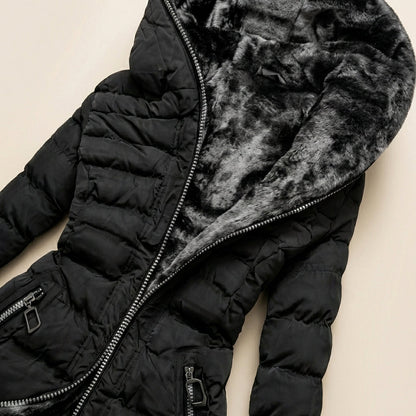Stella | Women's Hooded Long Puffer Coat