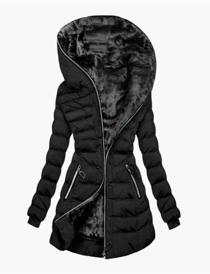 Stella | Women's Hooded Long Puffer Coat
