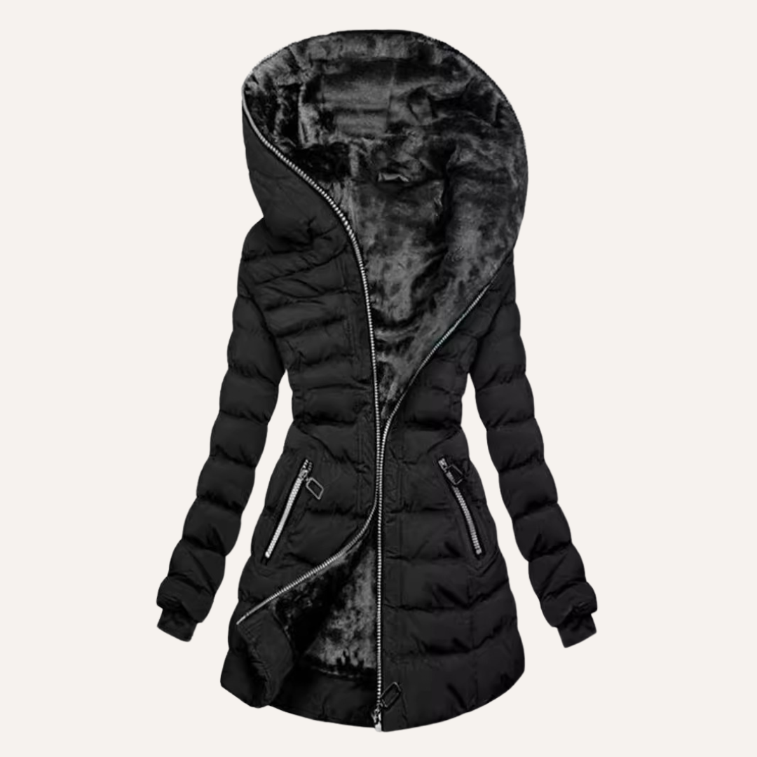 Stella | Women's Hooded Long Puffer Coat