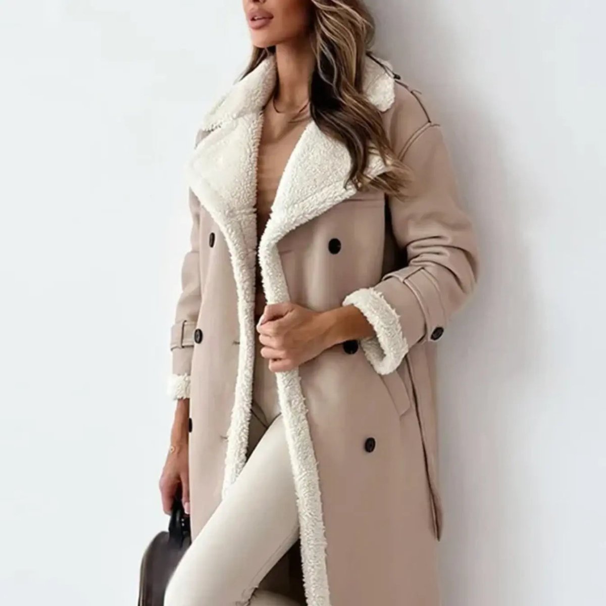 Vivienne | Luxe Shearling Winter Coat