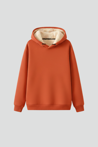 Harper | Women's Sherpa Lined Ribbed Cuff Pullover Hoodie