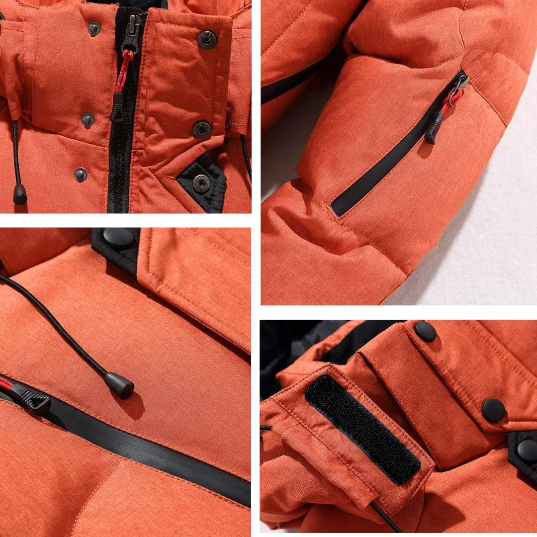 Men's Insulated Waterproof Winter Parka Jacket