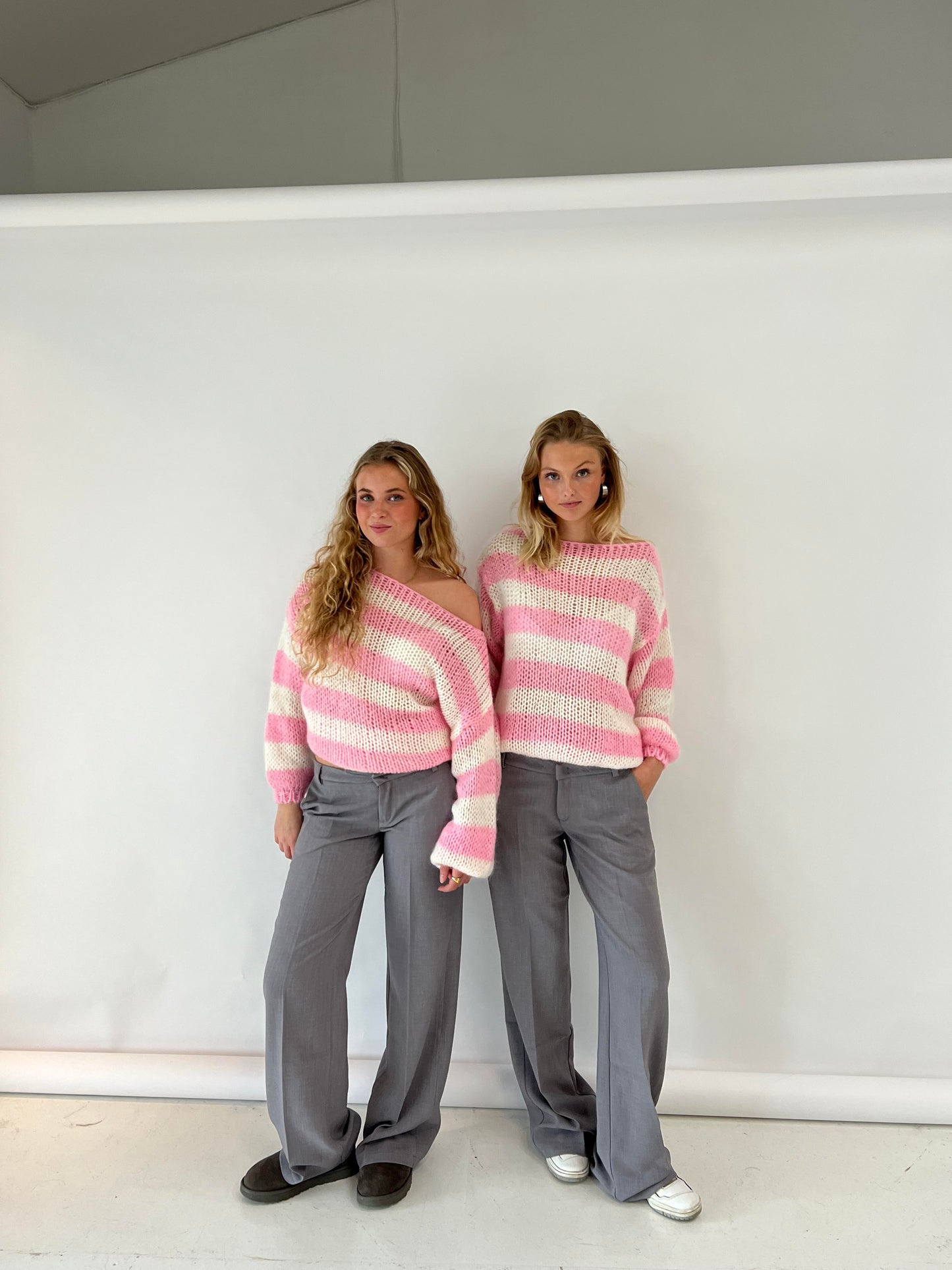 Amelie | Oversized Striped Knit Sweater