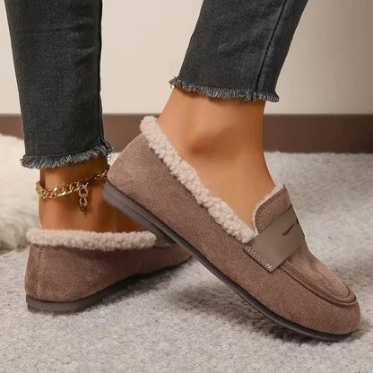 Harper | Women's Fluffy Lined Penny Loafers