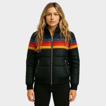 Luca Moretti | Women's Retro Hooded Puffer Jacket