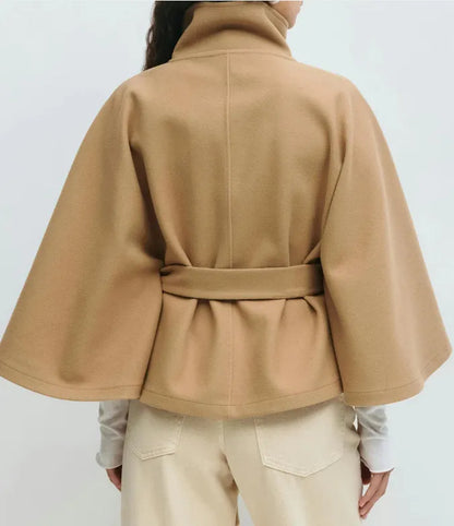 Valentina | Belted Cape Coat