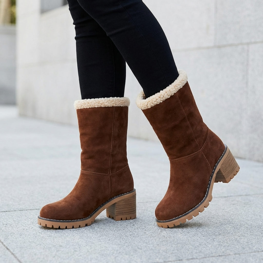 Charlotte | Cosy Fleece-Lined Winter Ankle Boots