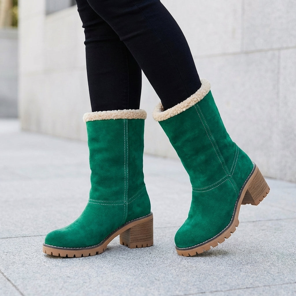 Charlotte | Cosy Fleece-Lined Winter Ankle Boots