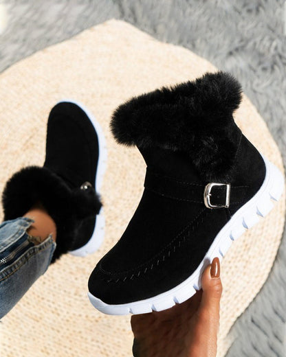 Sienna | Fur-Lined Waterproof Winter Ankle Boots