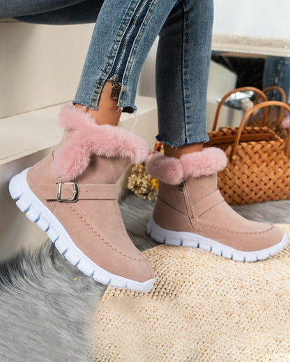 Sienna | Fur-Lined Waterproof Winter Ankle Boots