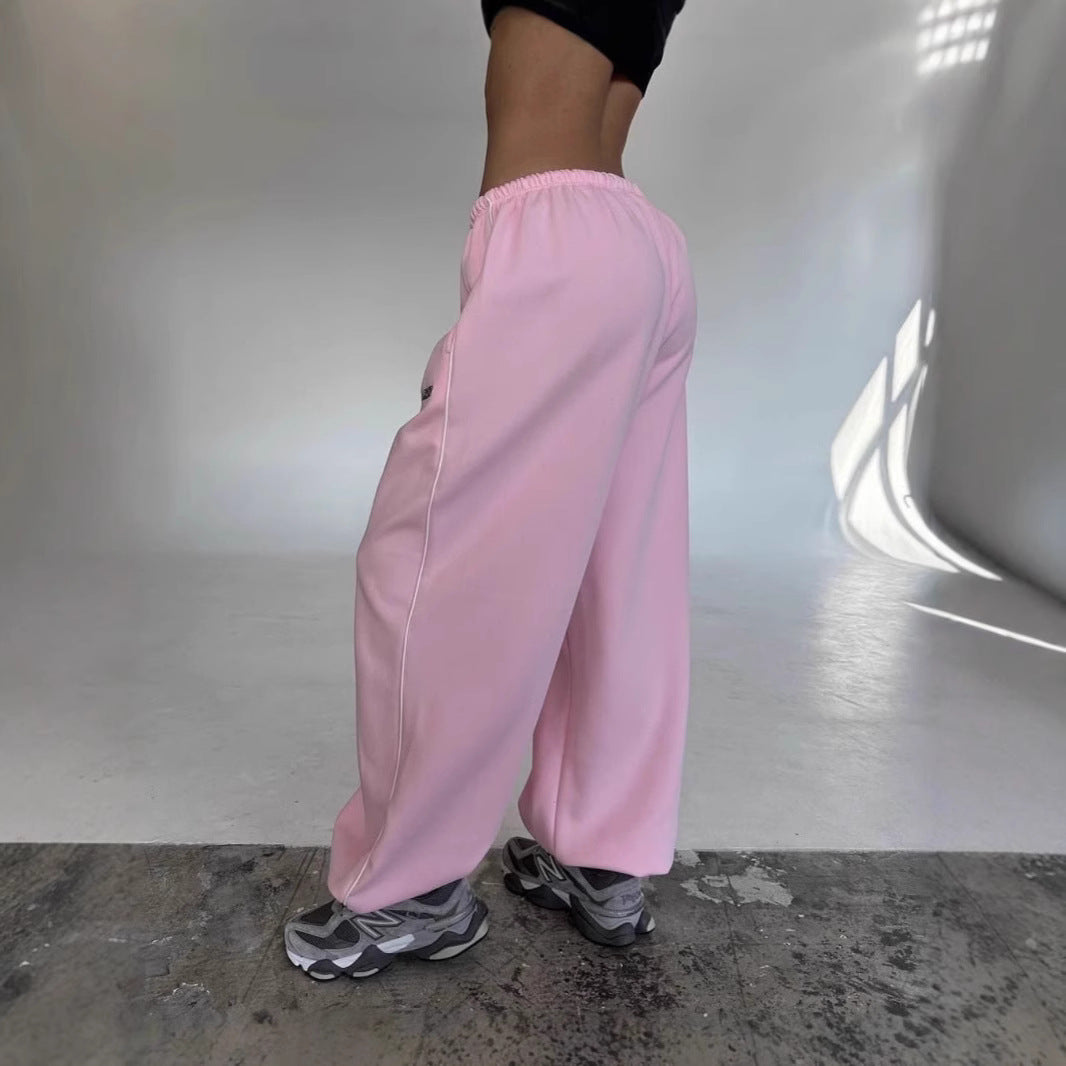 Sage | Women's Baggy Side Stripe Sweatpants