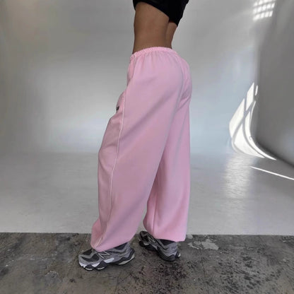 Sage | Women's Baggy Side Stripe Sweatpants