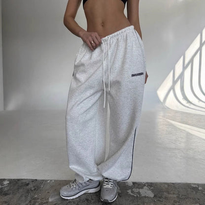 Sage | Women's Baggy Side Stripe Sweatpants
