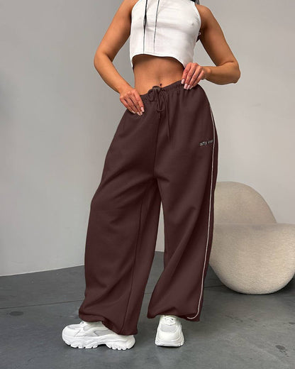 Sage | Women's Baggy Side Stripe Sweatpants
