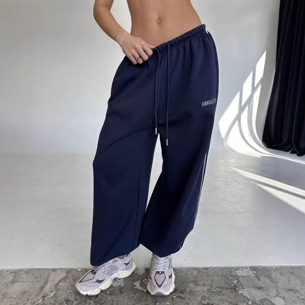 Sage | Women's Baggy Side Stripe Sweatpants
