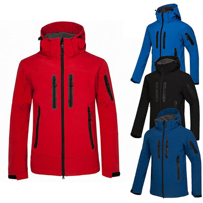 Percy | Men's Full Zip Hooded Jacket