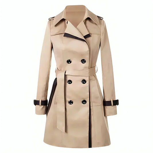 Sarah | Women's Double-Breasted Trench Coat