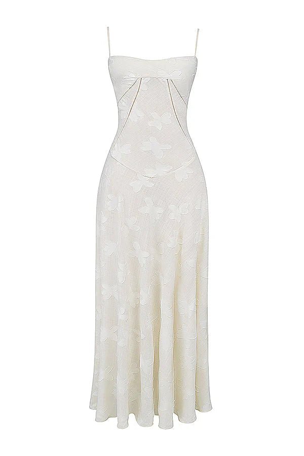 Isabella Laurent | Elegant Floral Maxi Dress Women