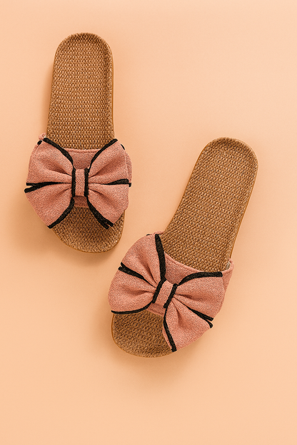 Zuzanna | Bow Detail Slide Sandals