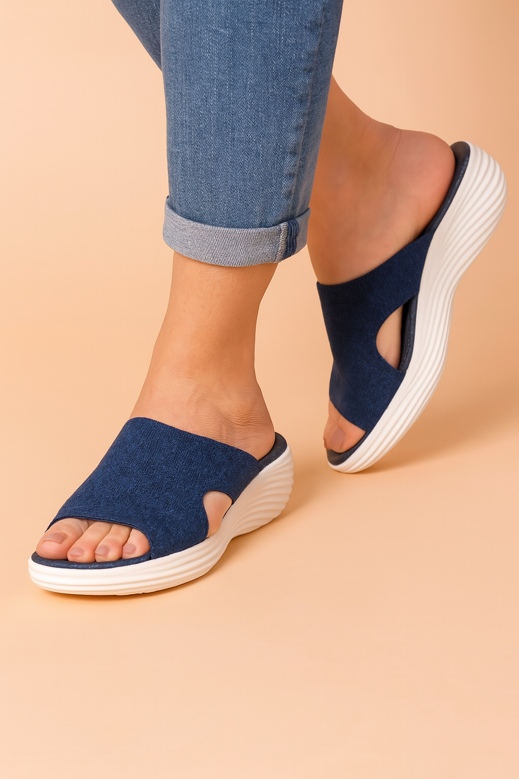 Zuzanna | Wavy Sole Platform Sandals