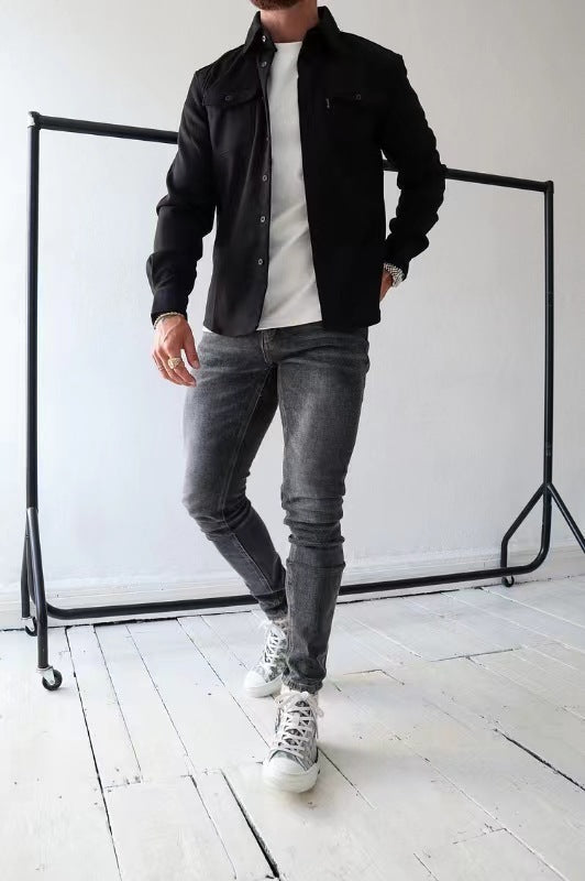 Remi | Men's Relaxed Fit Overshirt, Casual Layering
