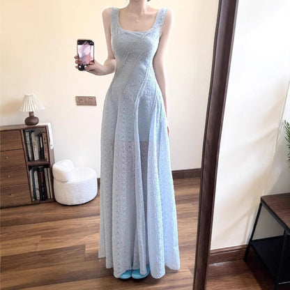 Lace Maxi Dress For Women in Ivory