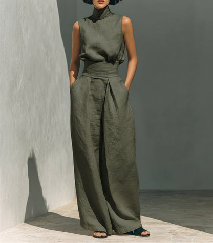Valentina Creswell | Women's Wide Leg Two Piece Set