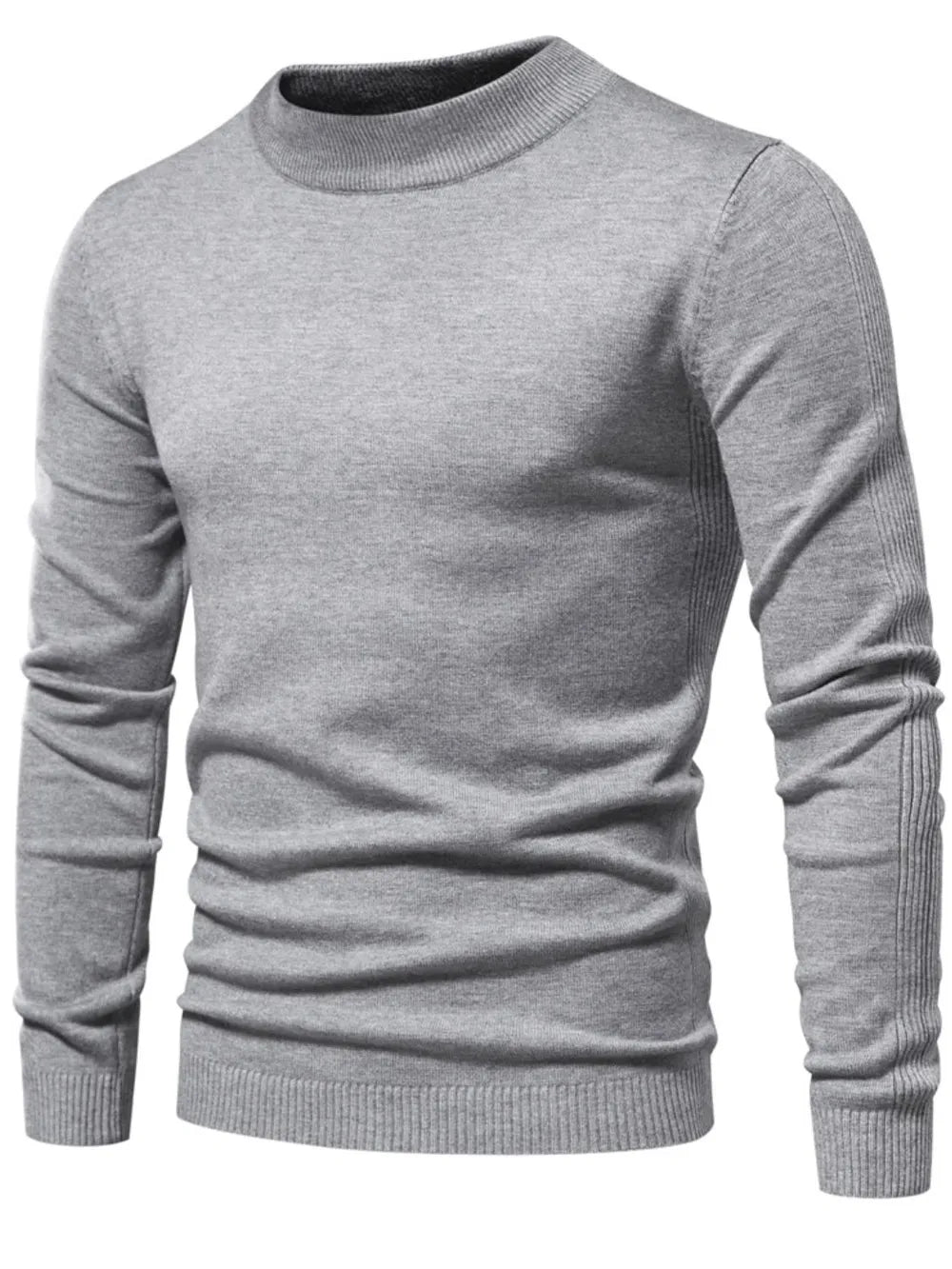 Gawain | Soft Knit Mock Neck Sweater Regular Fit