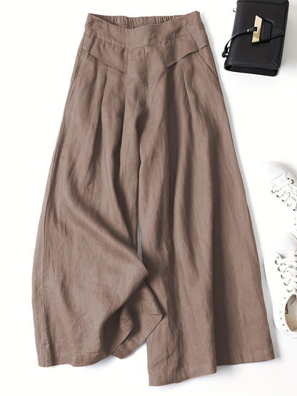 Bella | Wide Leg Capri Pants