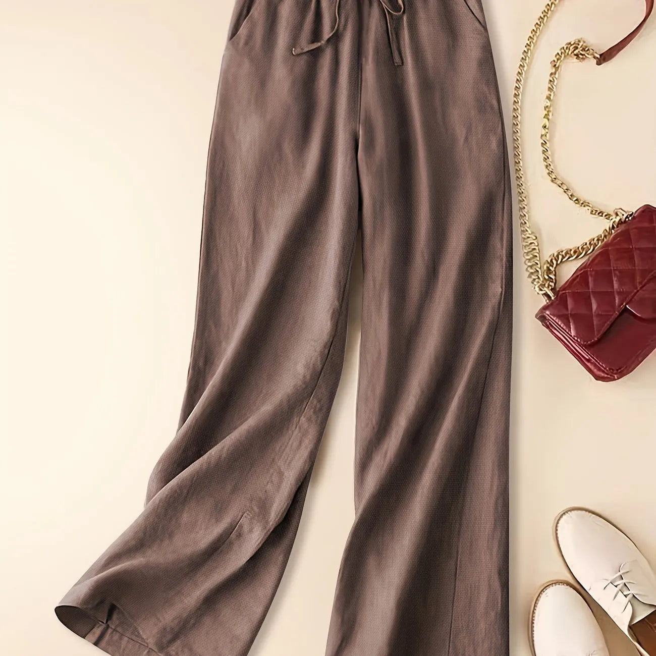 Cherry | Women's Relaxed Drawstring Pants