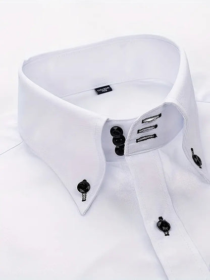 Charles | Elegant Formal Shirt with Buttons
