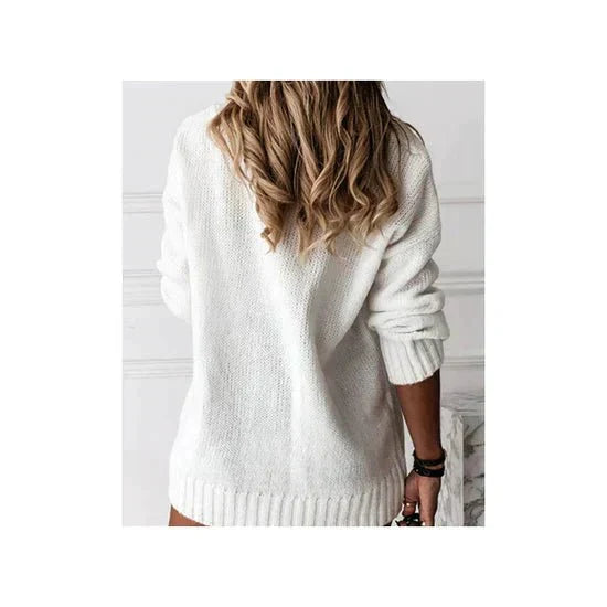 Erin | Women's Oversized V-Neck Sweater